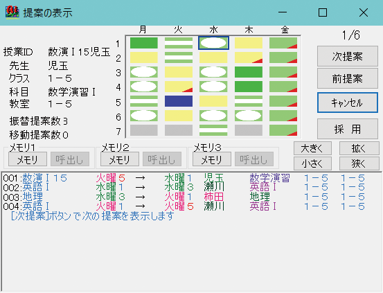 駒入れ　AI手直しとの連携　振替提案