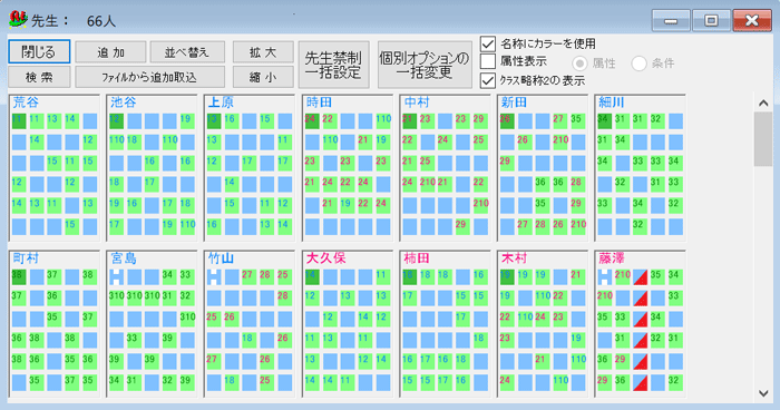 機能詳細　振替提案：　提案の表示