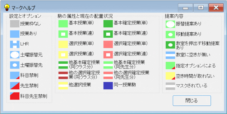 機能詳細　マークヘルプ